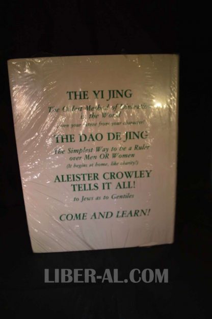 THE CHINESE TEXTS OF MAGICK AND MYSTICISM (THE EQUINOX: VOLUME V, NUMBER 3) - STILL SEALED! - Image 3
