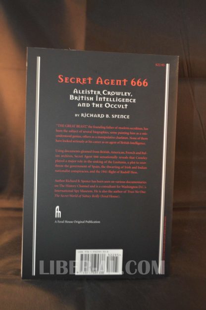 SECRET AGENT 666: ALEISTER CROWLEY, BRITISH INTELLIGENCE AND THE OCCULT (SIGNED) - Image 3