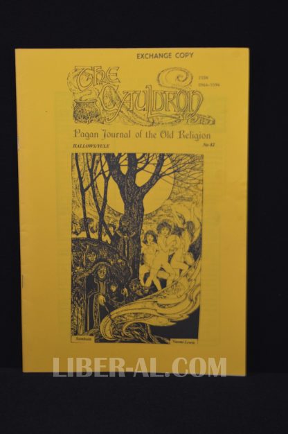 The Cauldron: Pagan Journal of the Old Religion - No. 82 (Hallows/Yule 1996)