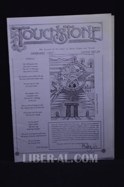 Touchstone Issue No. 18 January 1997 [The Journal of the Oder of Bards Ovates and Druids]
