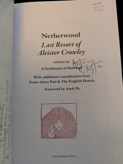 Netherwood: Last Resort of Aleister Crowley #489/500 - Image 3