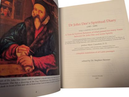 Dr John Dee's Spiritual Diaries (1583-1608) Deluxe Leather bound Limited edition (Signed) - Image 4