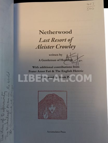 Netherwood: Last Resort of Aleister Crowley #427/500 - Image 5