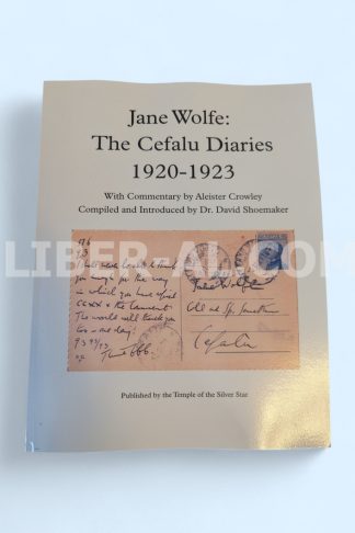 JANE WOLFE: THE CEFALU DIARIES 1920 – 1923